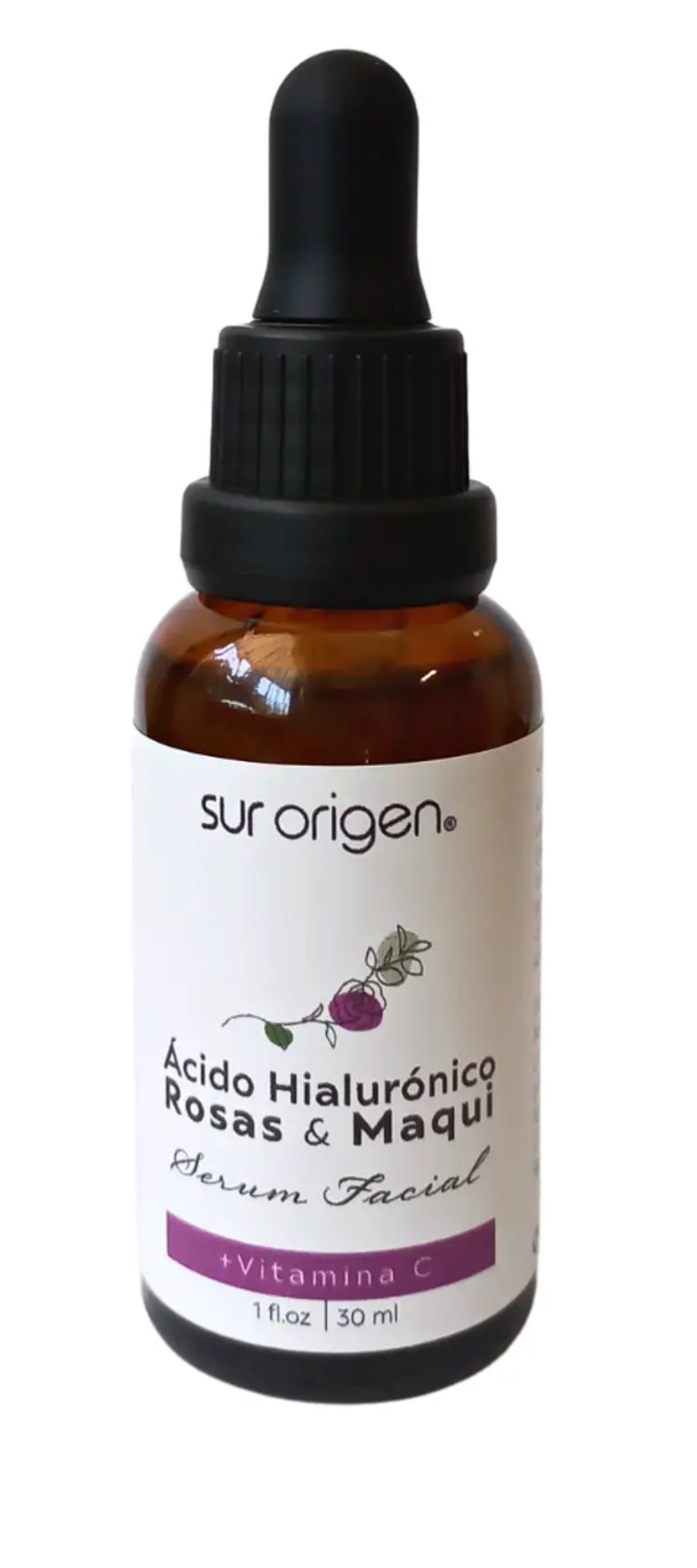 SERUM FACIAL ÁCIDO HIALURONICO ROSAS MAQUI Y VITAMINA C