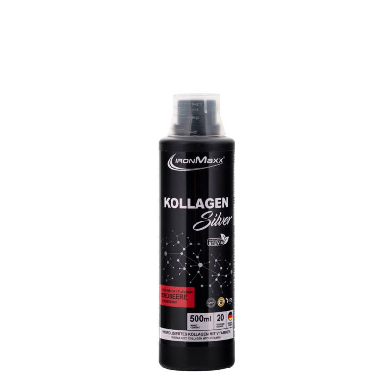 Kollagen Silver 500 mL sabor strawberry - Ironmaxx