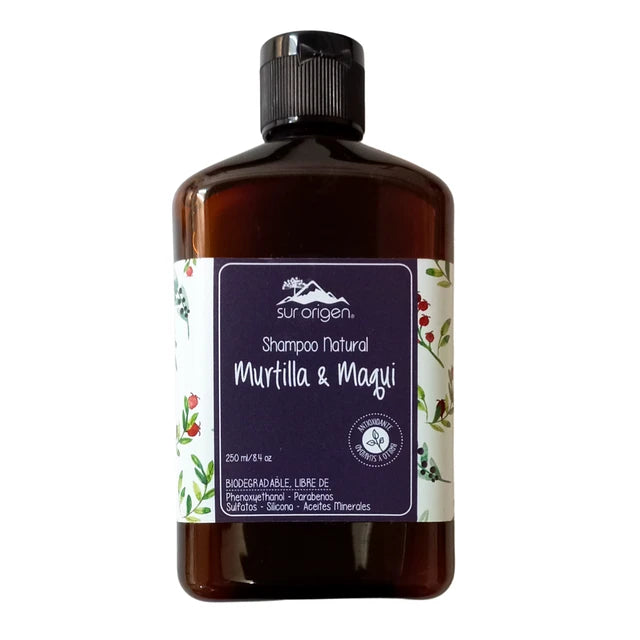 Shampoo Natural Murtilla & Maqui 250 ml  SUR ORIGEN