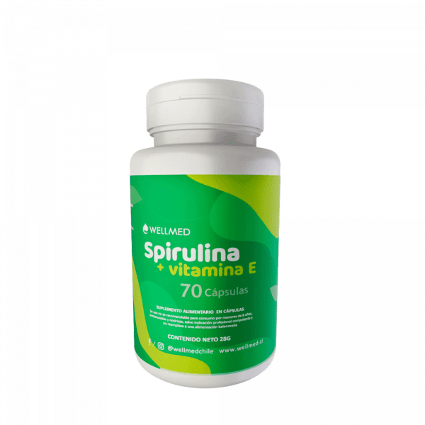 ESPIRULINA + VITAMINA D CAPSULAS WELLMED